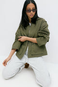 Short cargo jacket