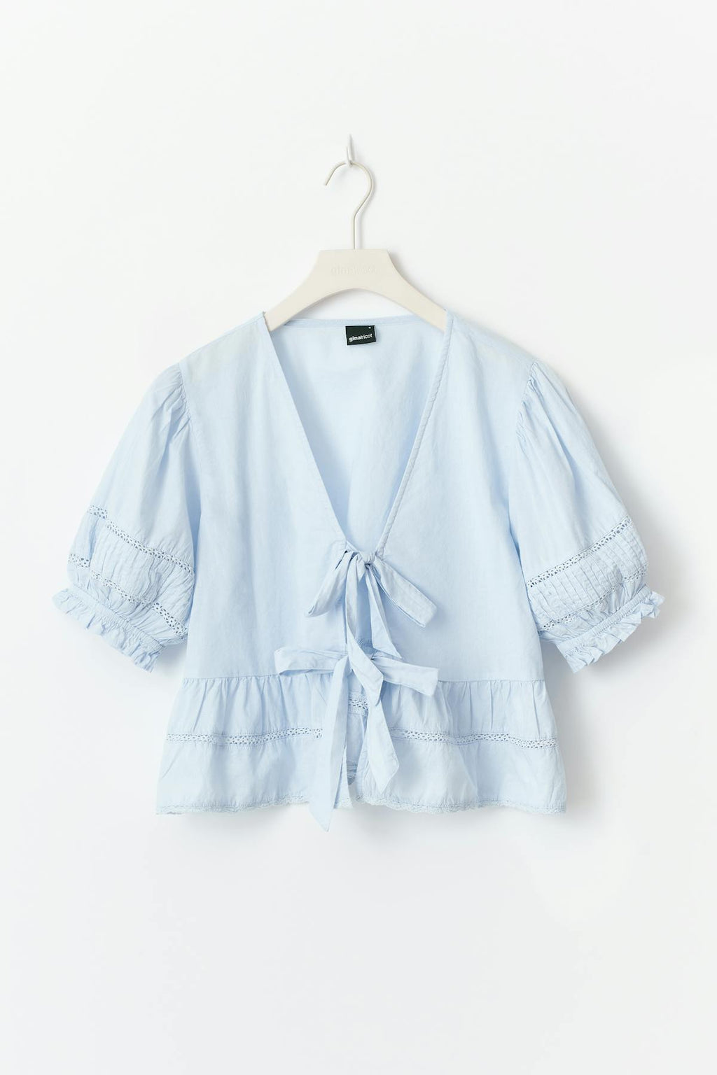 Tie blouse