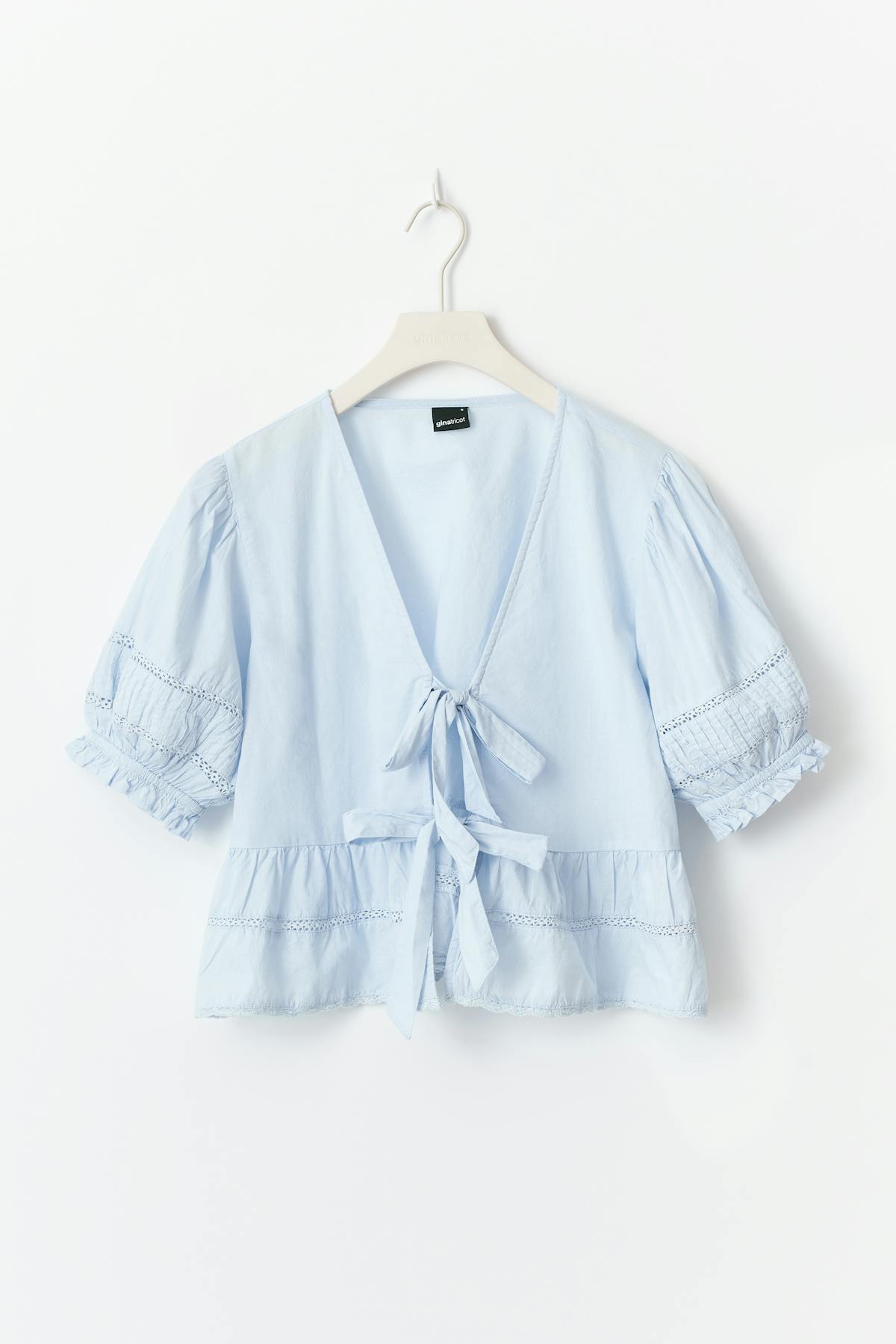 Tie blouse