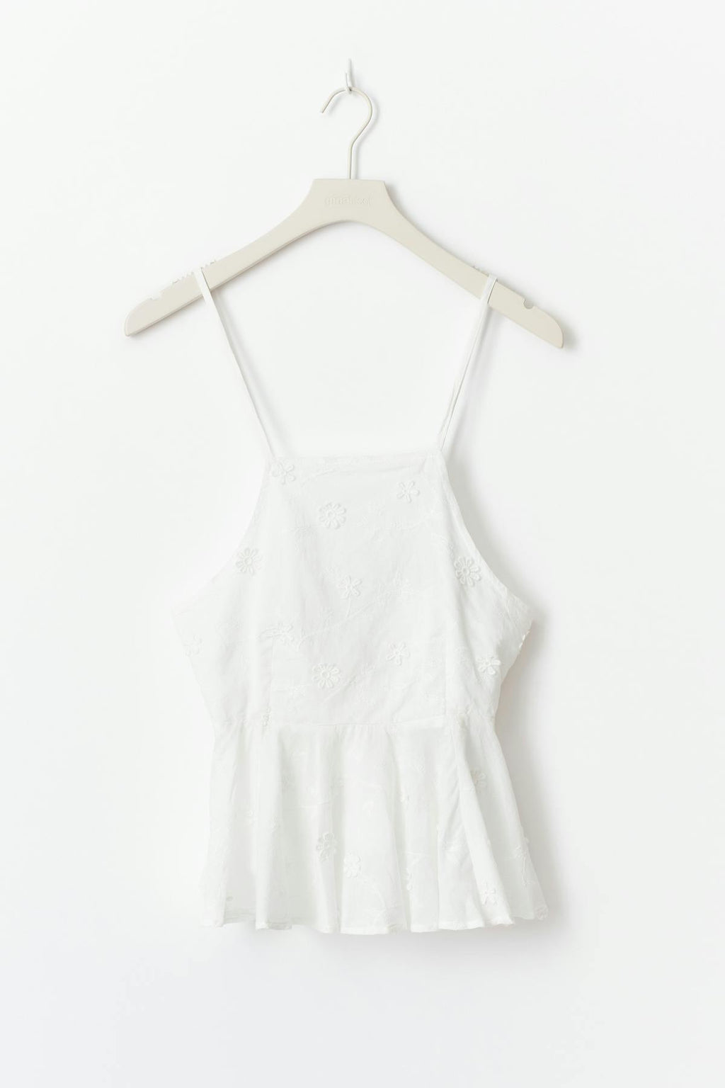 Halterneck anglaise top