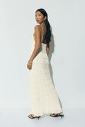 V-neck maxi dress