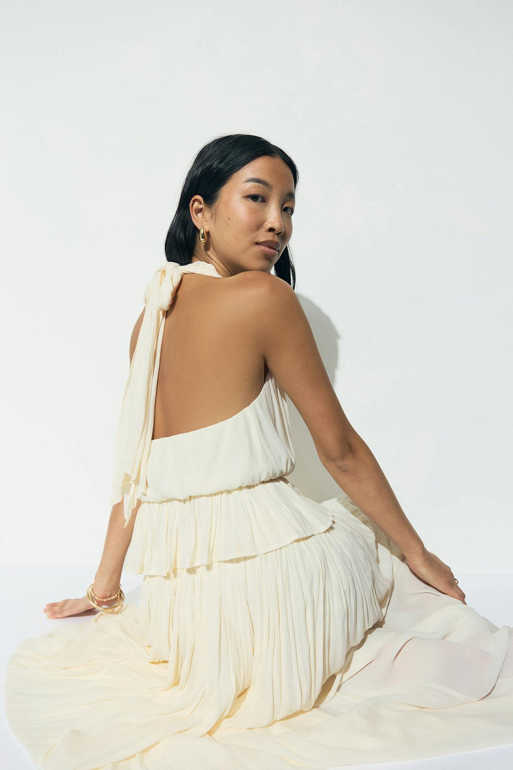 Flowy halterneck top