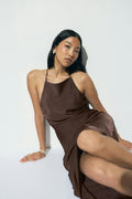 Crinkle maxi dress