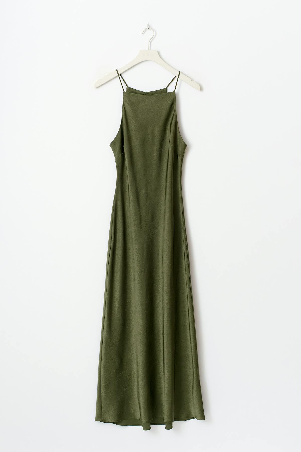 Crinkle maxi dress