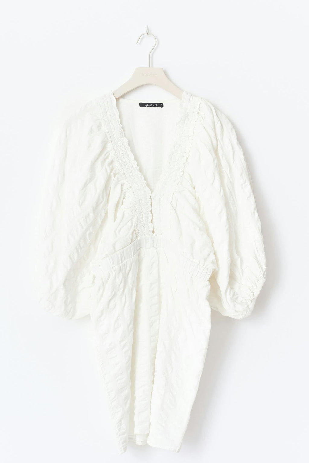 Puff sleeve mini dress