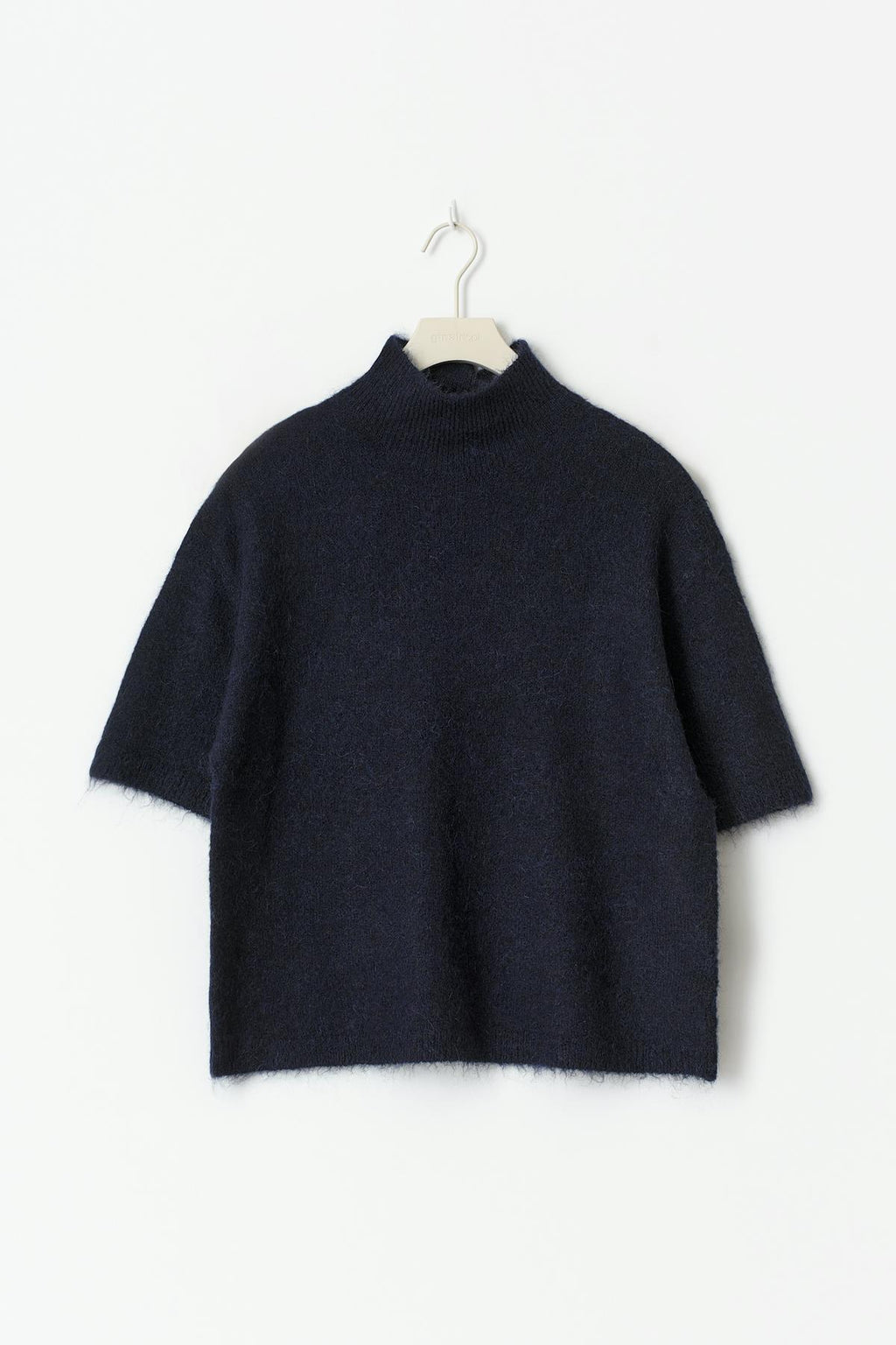 Funnel neck knitted top
