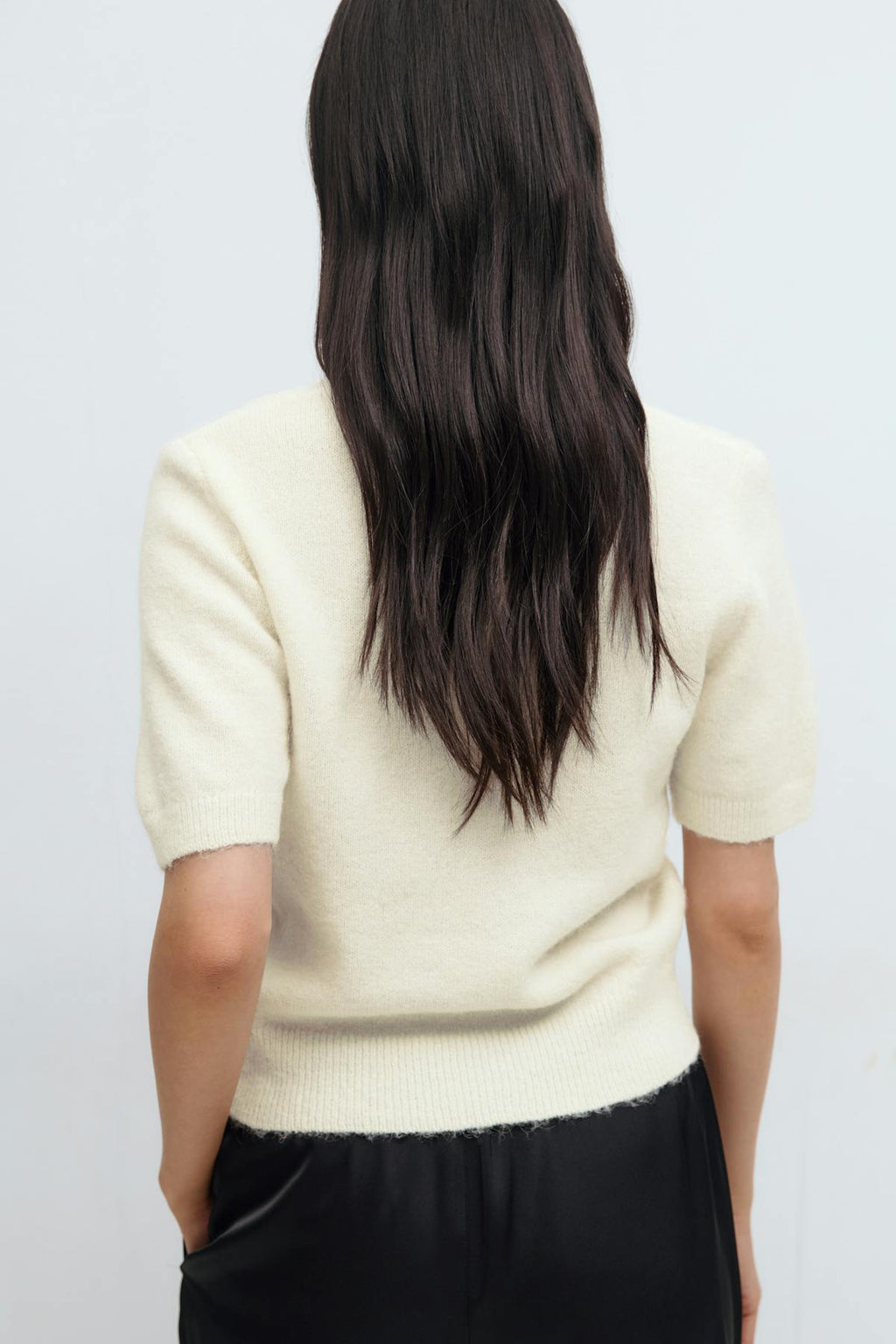 Alpaca blend knitted top
