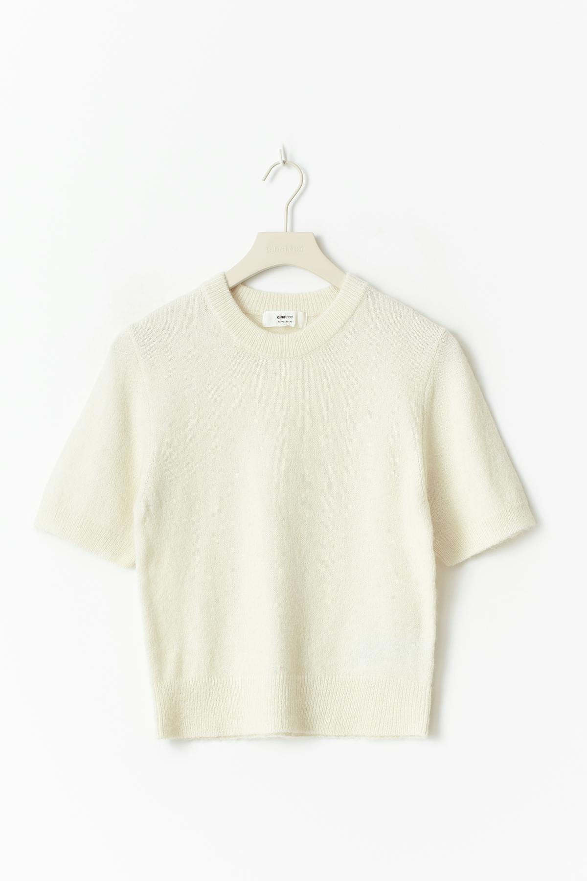 Alpaca blend knitted top