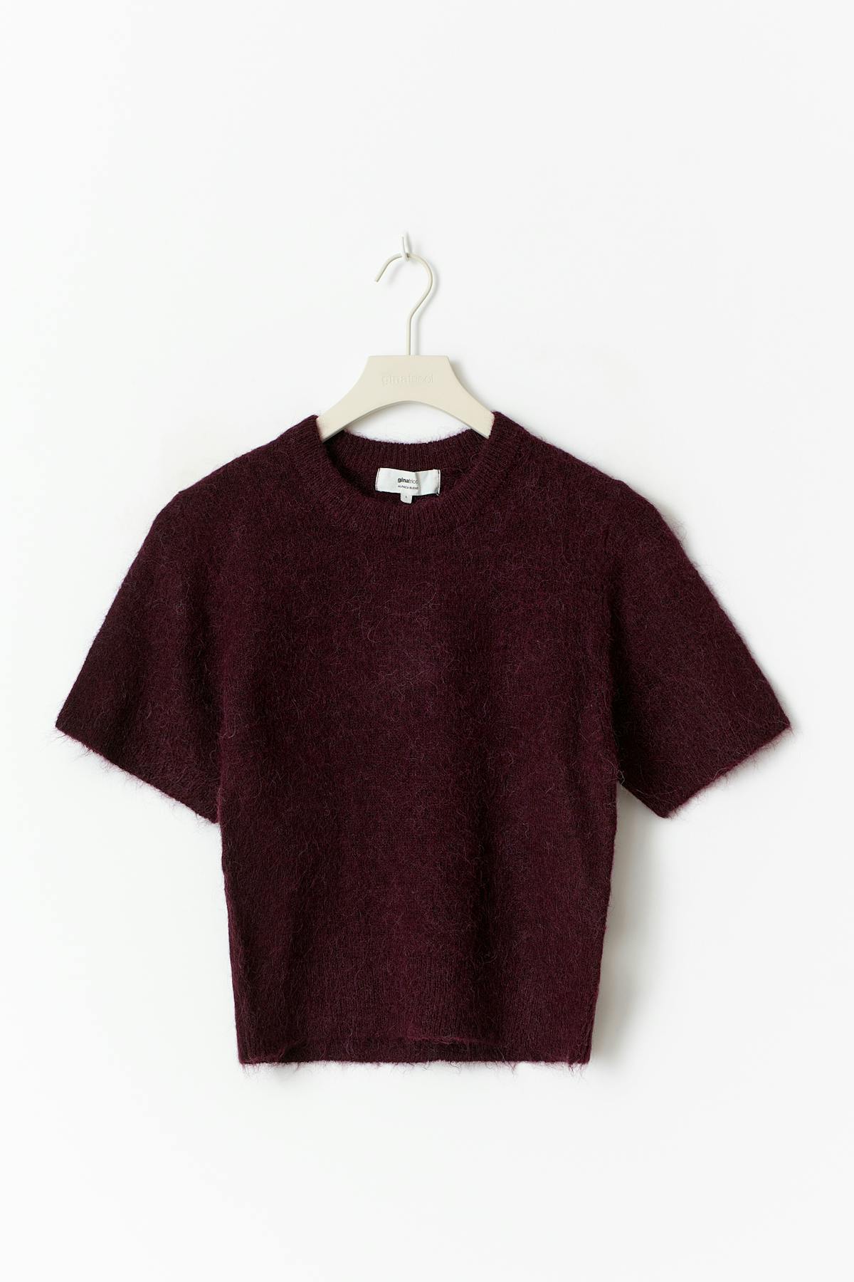 Alpaca blend knitted top