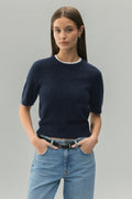 Alpaca blend knitted top