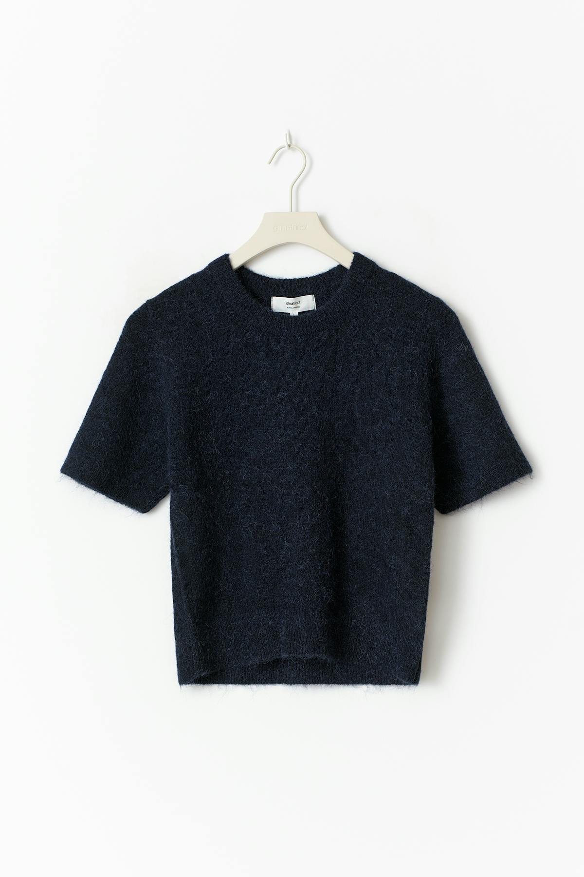 Alpaca blend knitted top