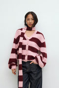 Chunky knitted cardigan