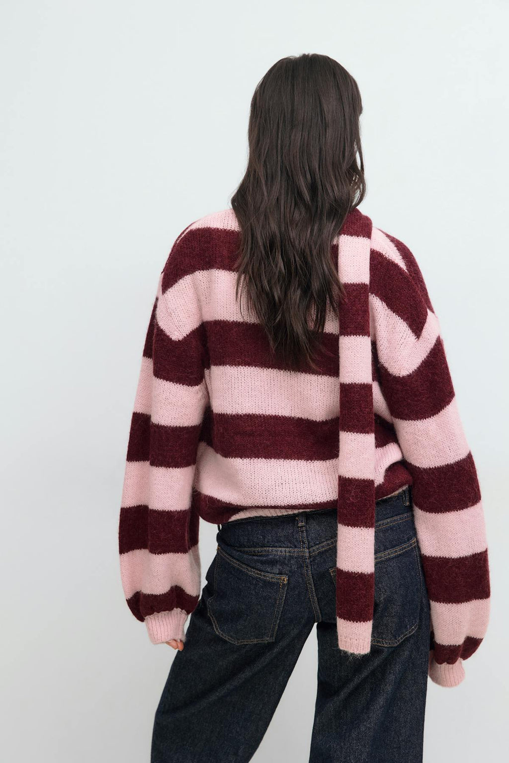 Chunky knitted cardigan