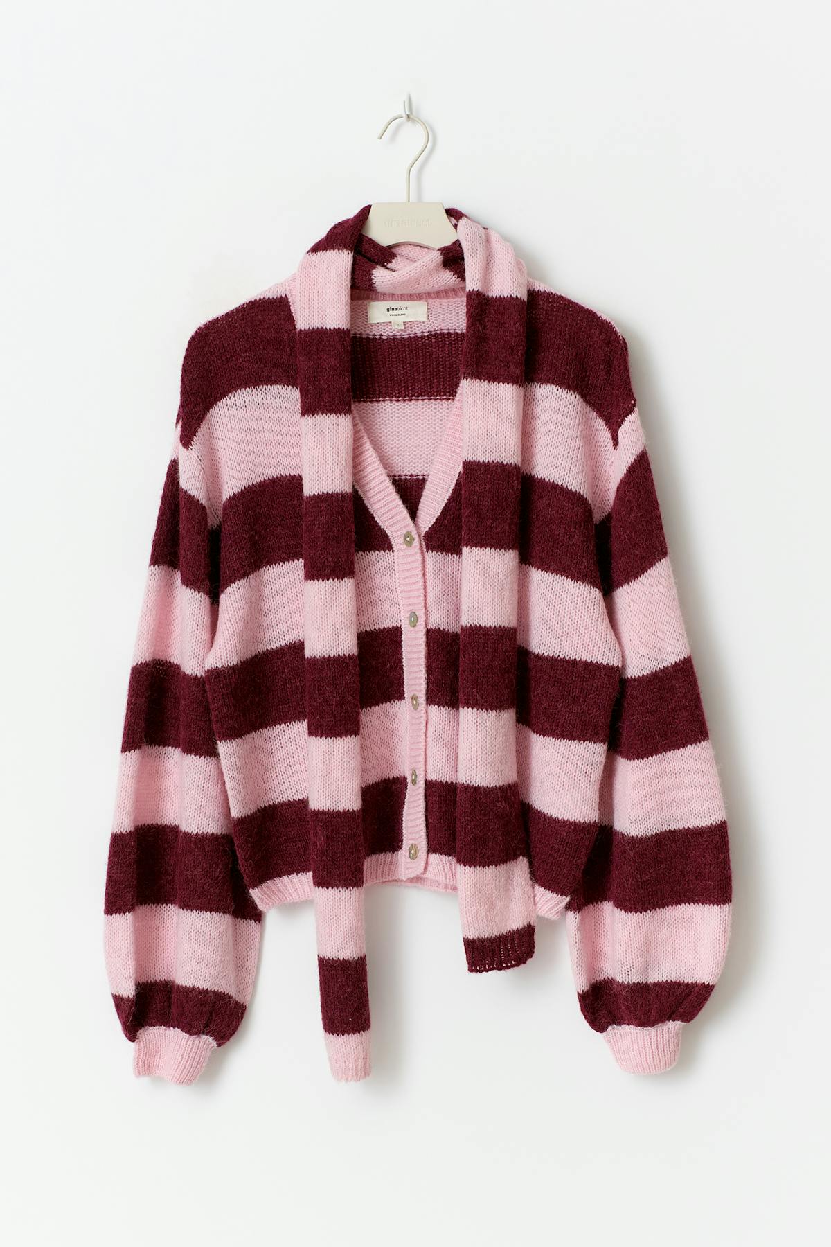 Chunky knitted cardigan