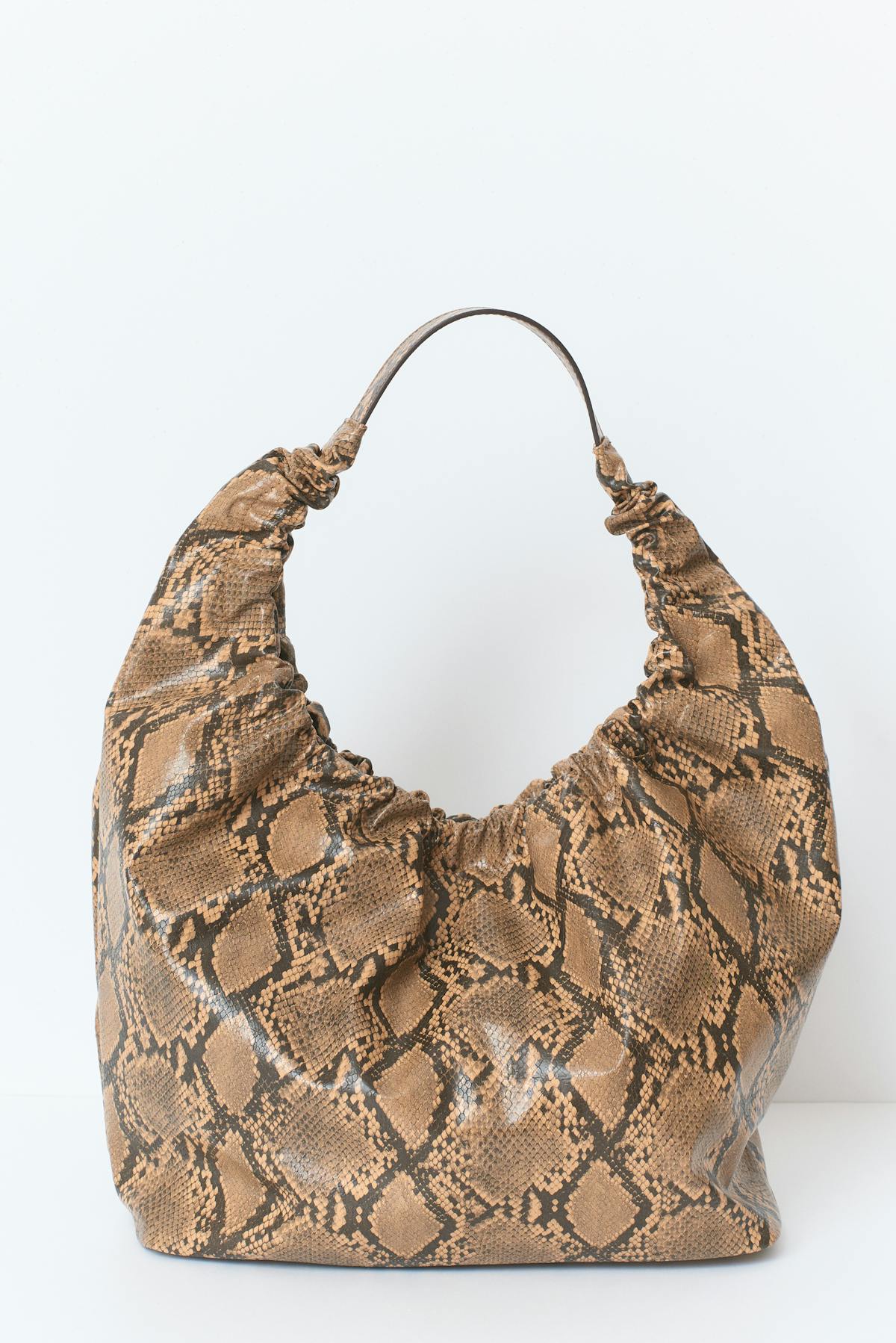 Gathered tote bag
