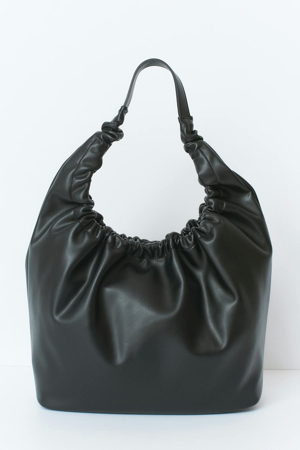 Gathered tote bag