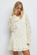 Mini lace dress