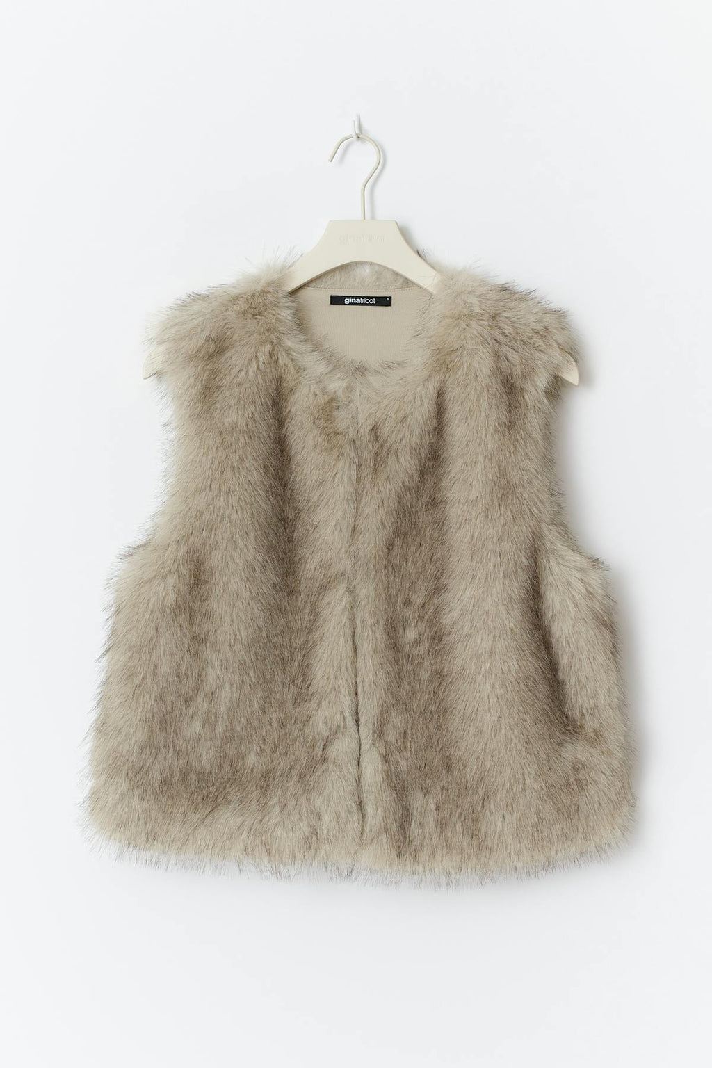 Faux fur vest