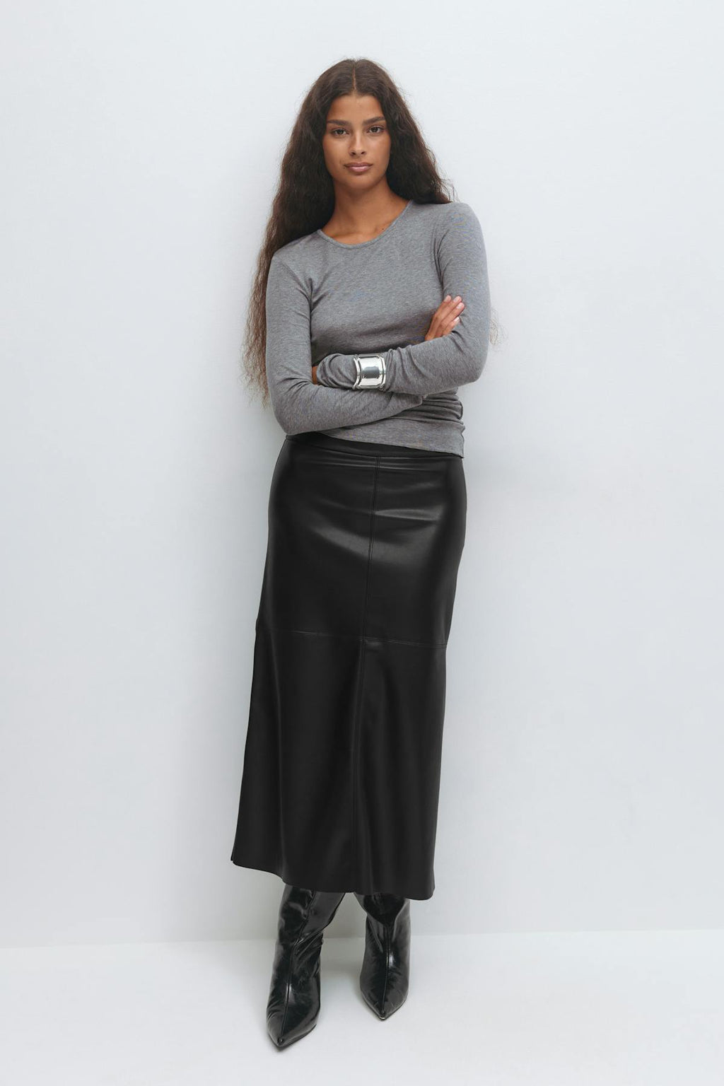 Pu skirt