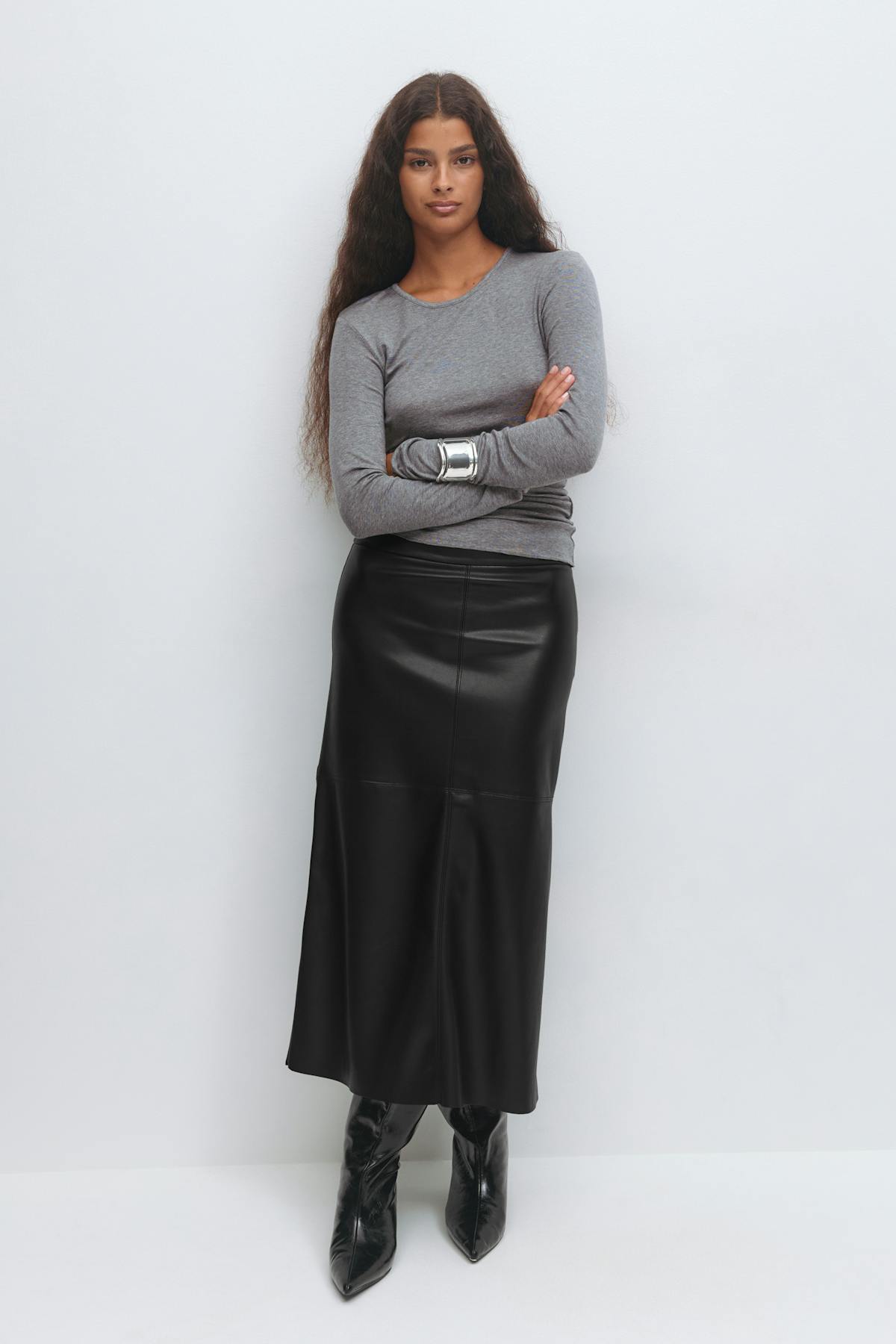 Pu skirt