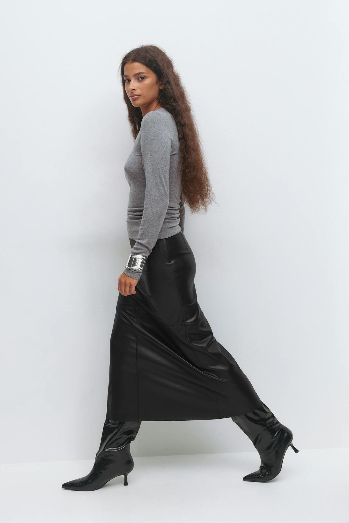 Pu skirt