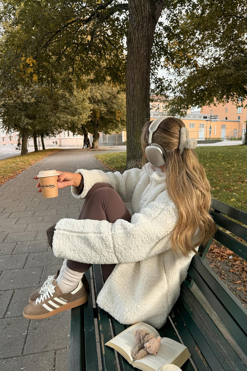Pile zip jacket