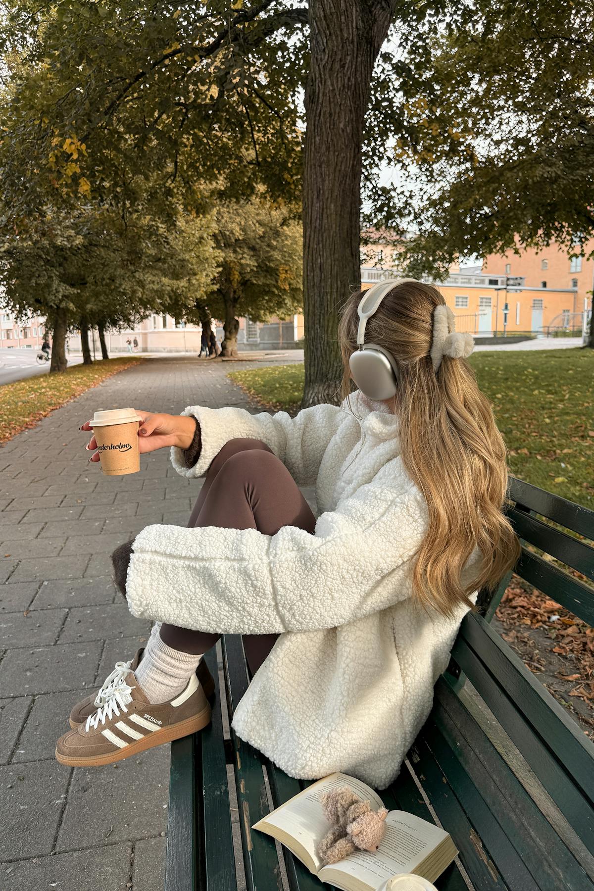Pile zip jacket