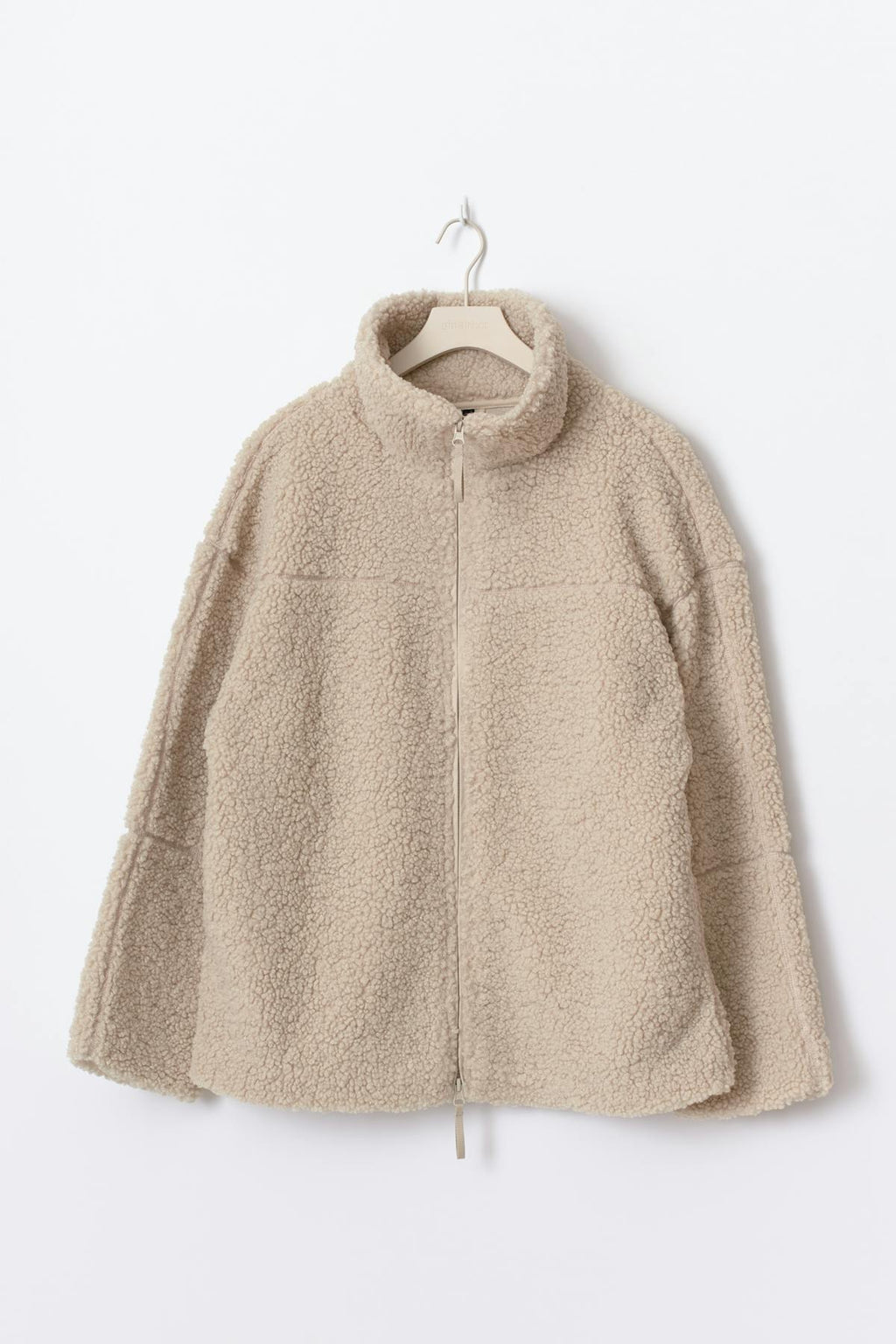 Pile zip jacket