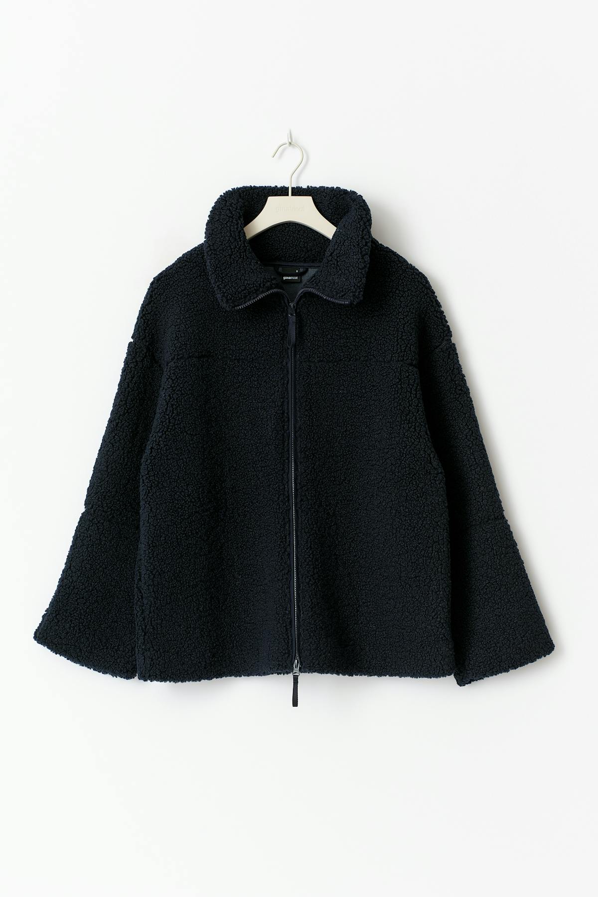 Pile zip jacket