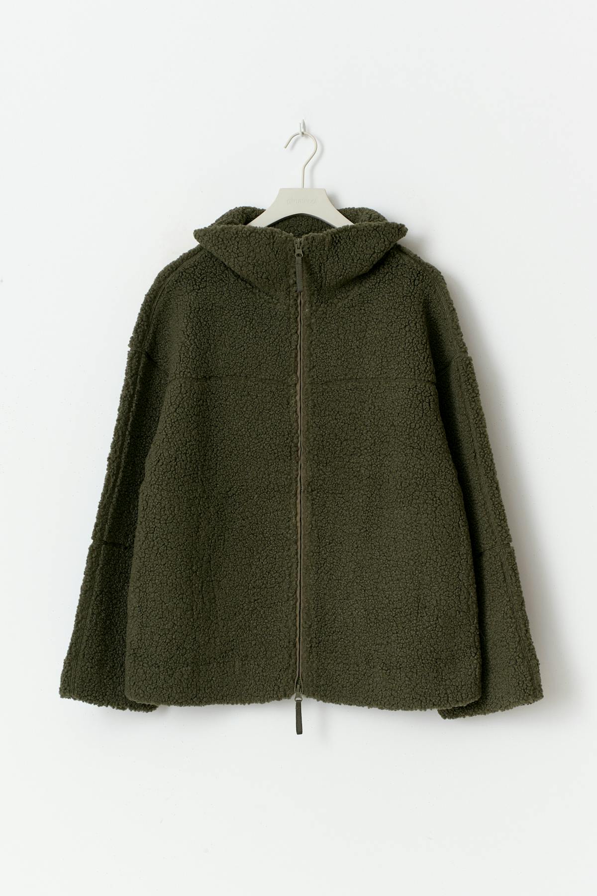 Pile zip jacket