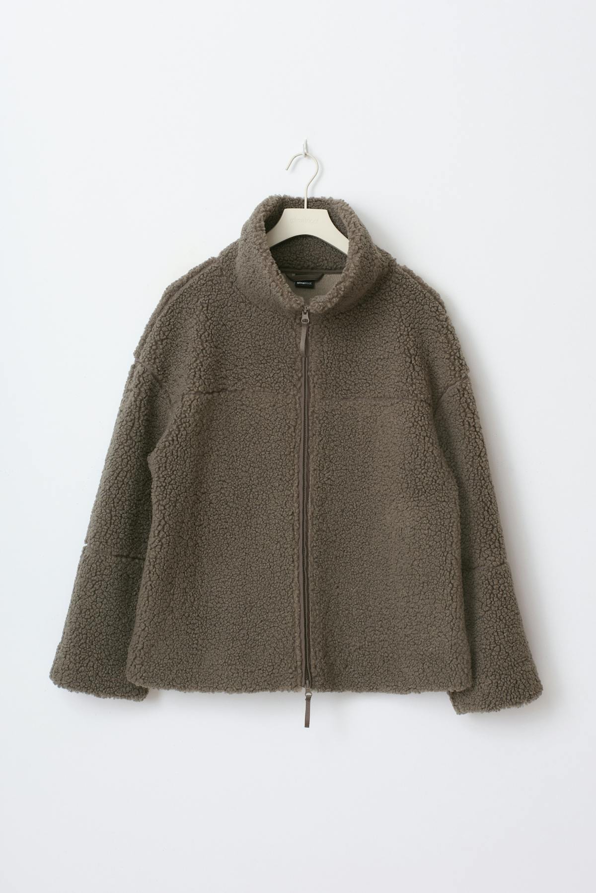 Pile zip jacket