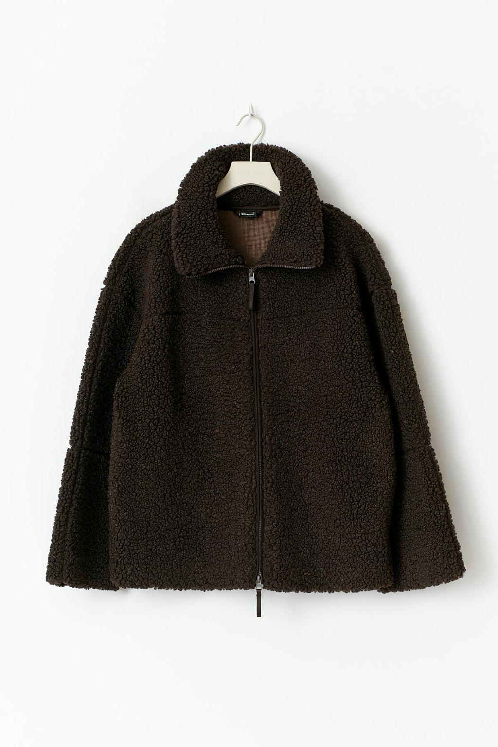 Pile zip jacket