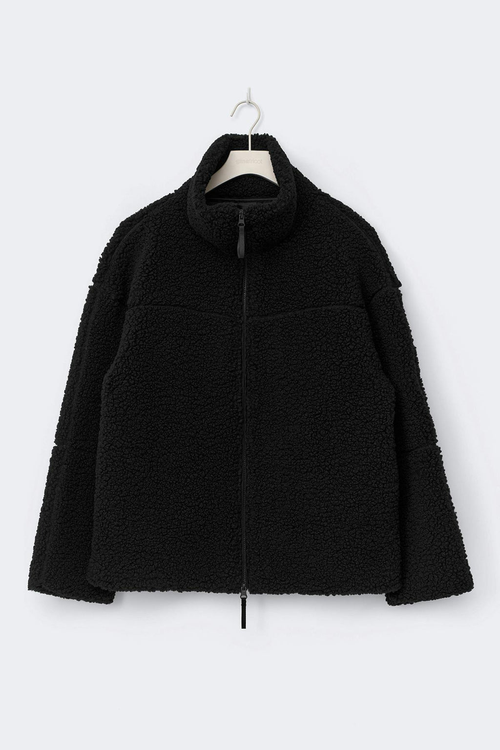 Pile zip jacket