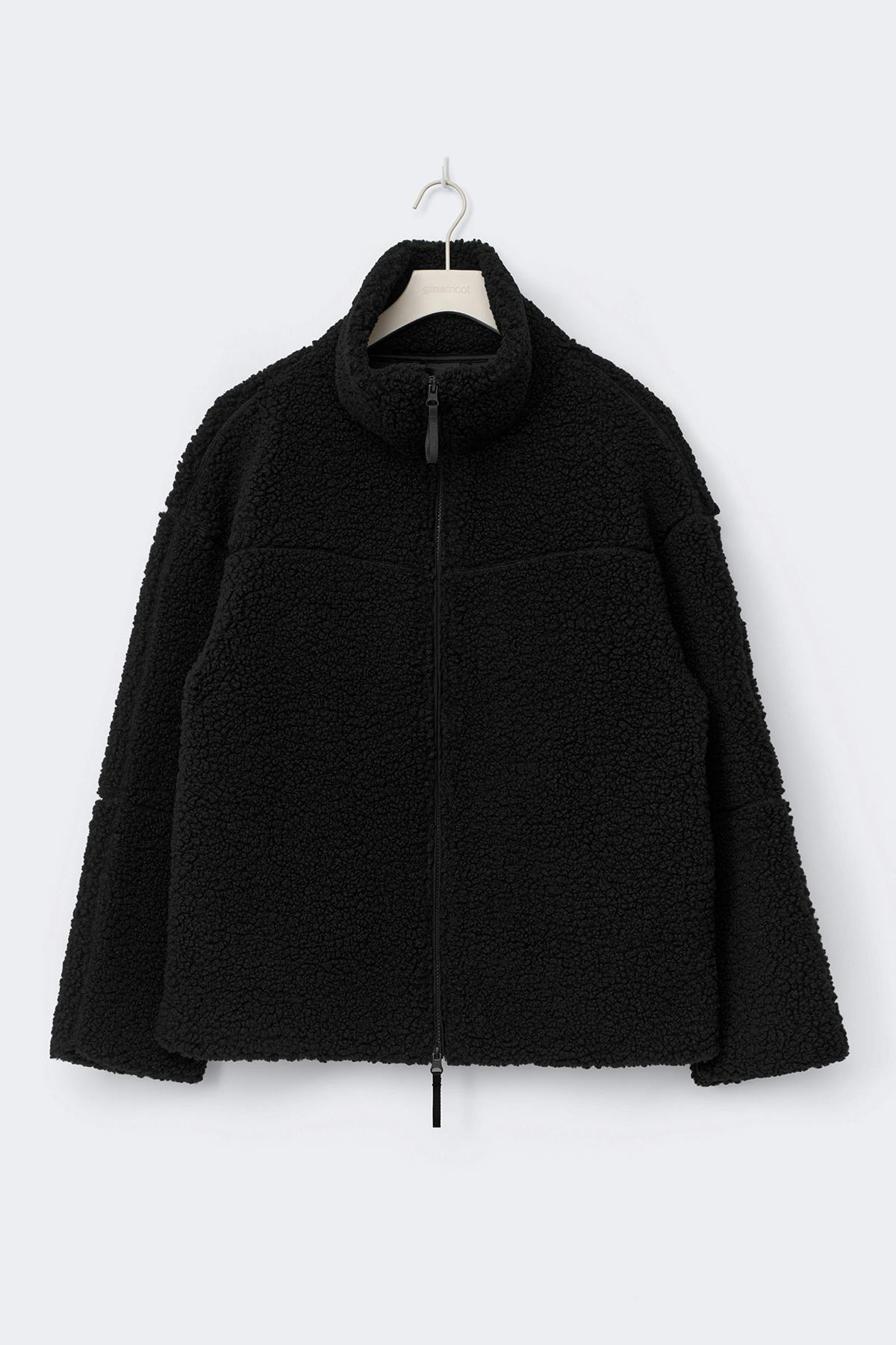 Pile zip jacket