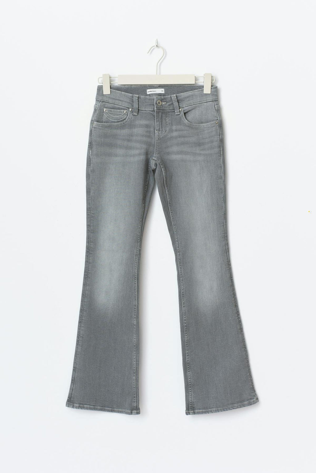 Ultra low bootcut jeans