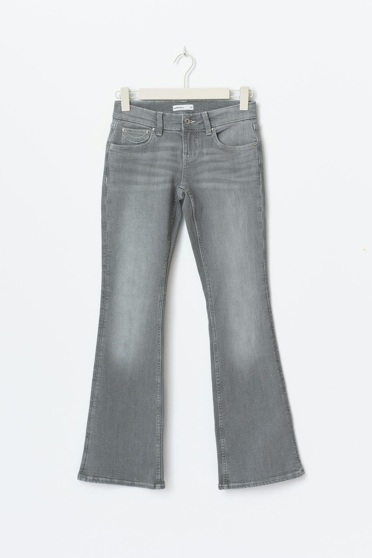 Ultra low bootcut jeans
