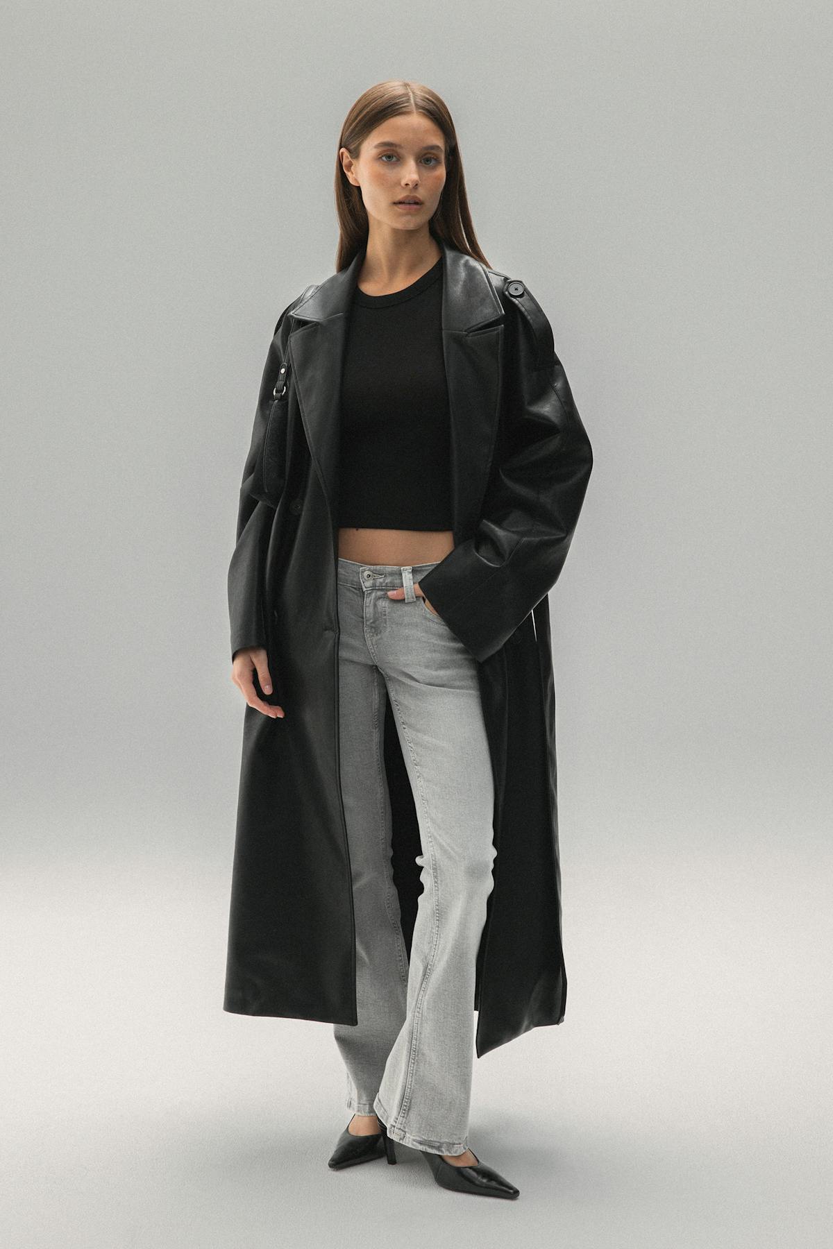 Ultra low bootcut jeans