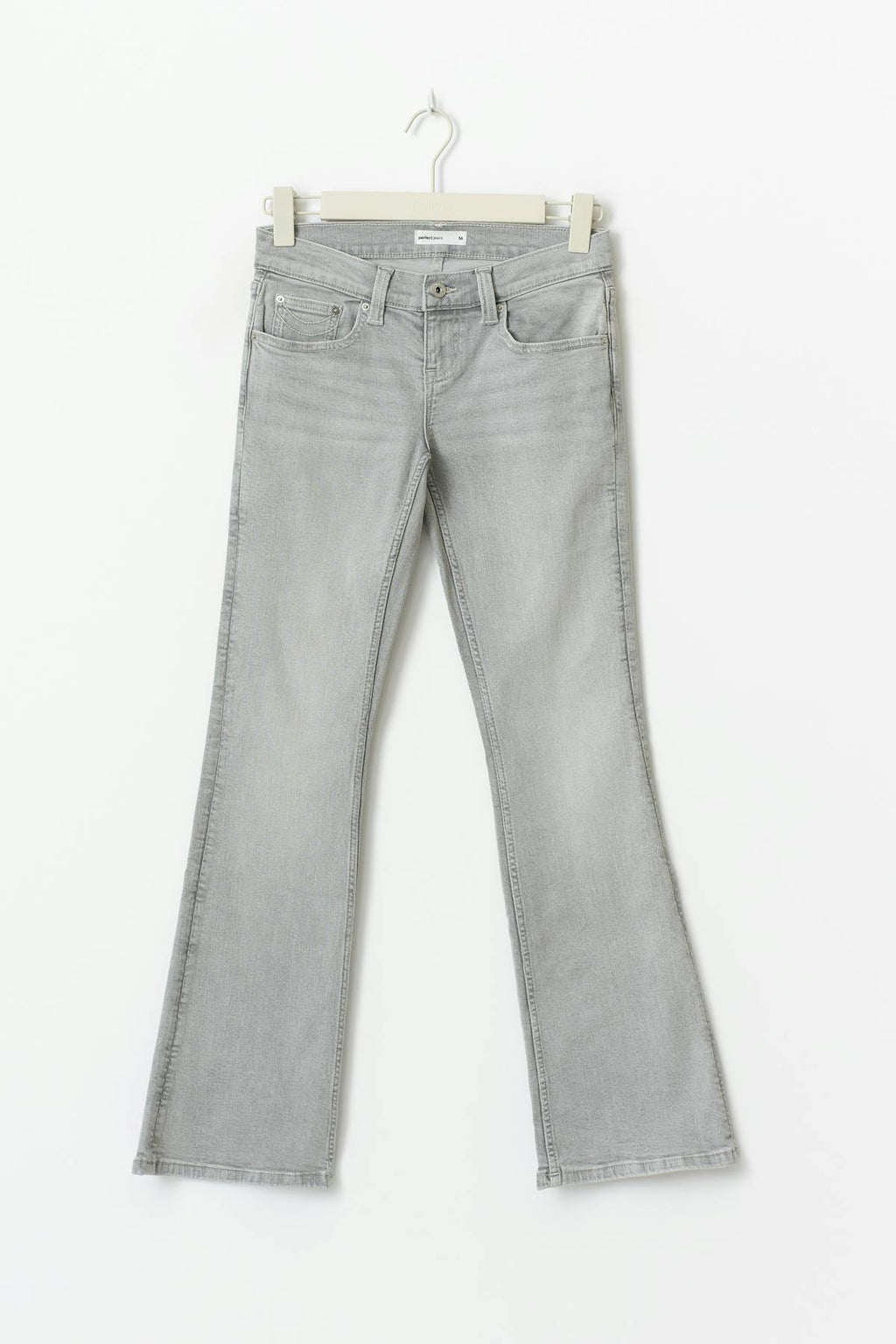 Ultra low bootcut jeans
