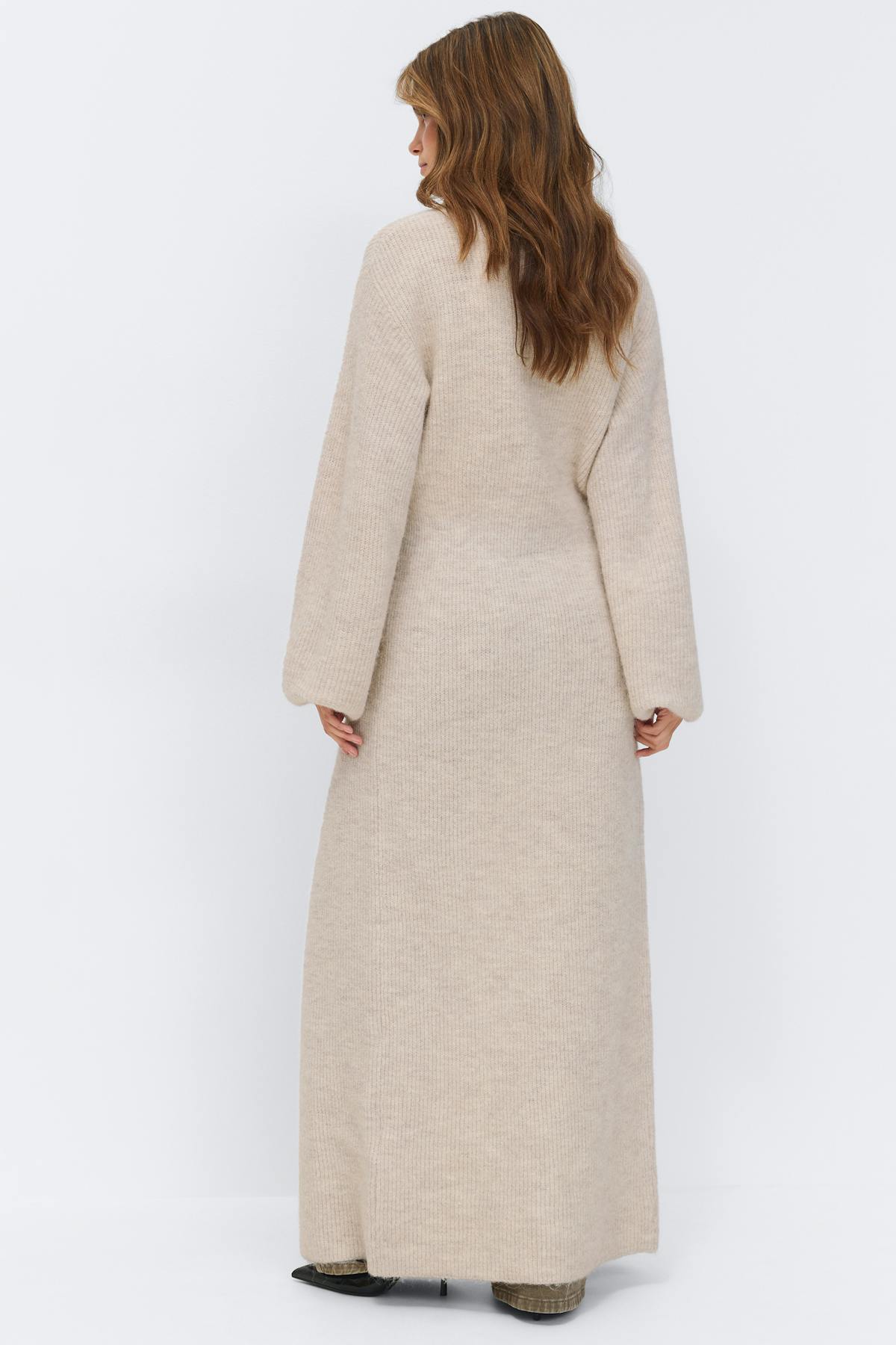 Knitted button down dress