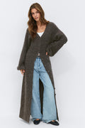 Knitted button down dress