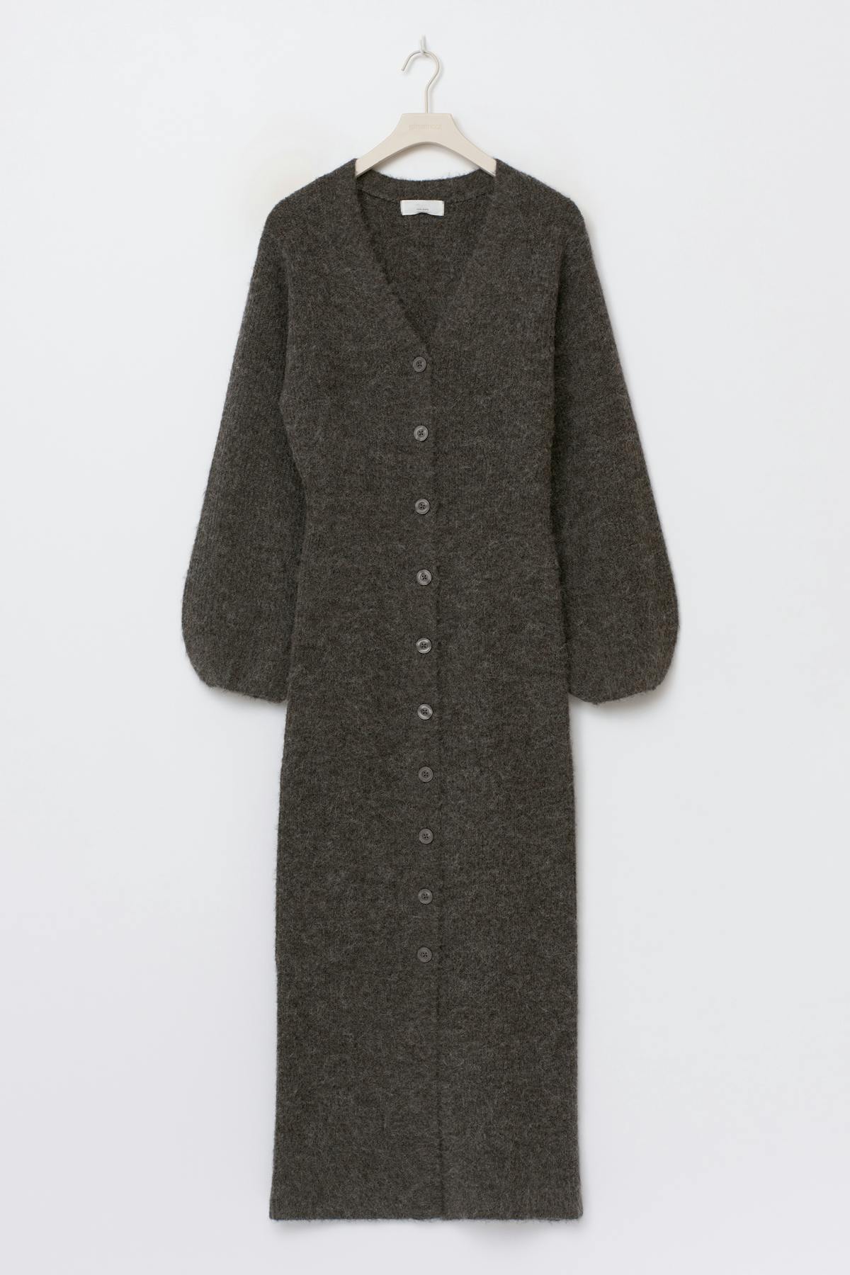 Knitted button down dress