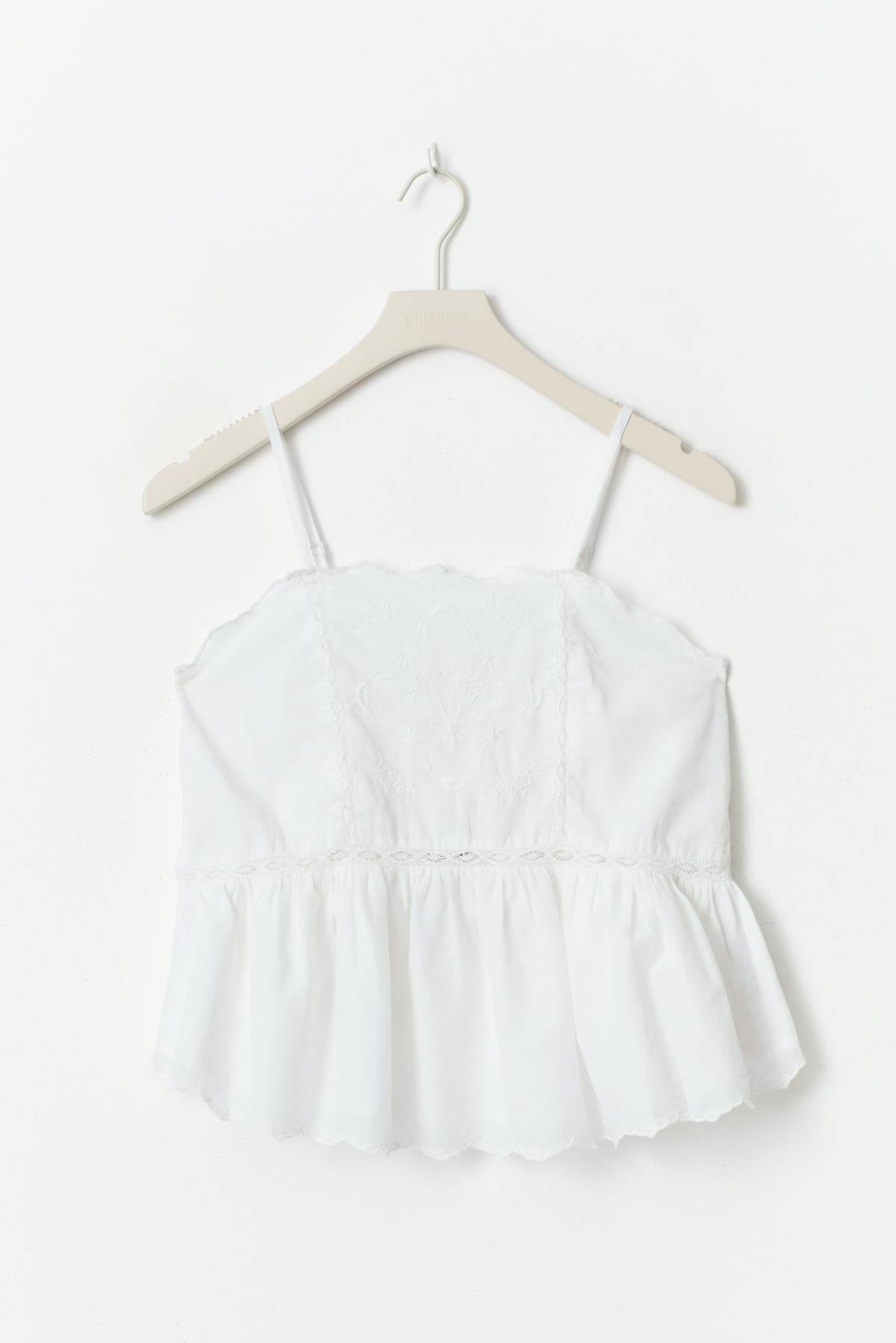 Y embroidery singlet