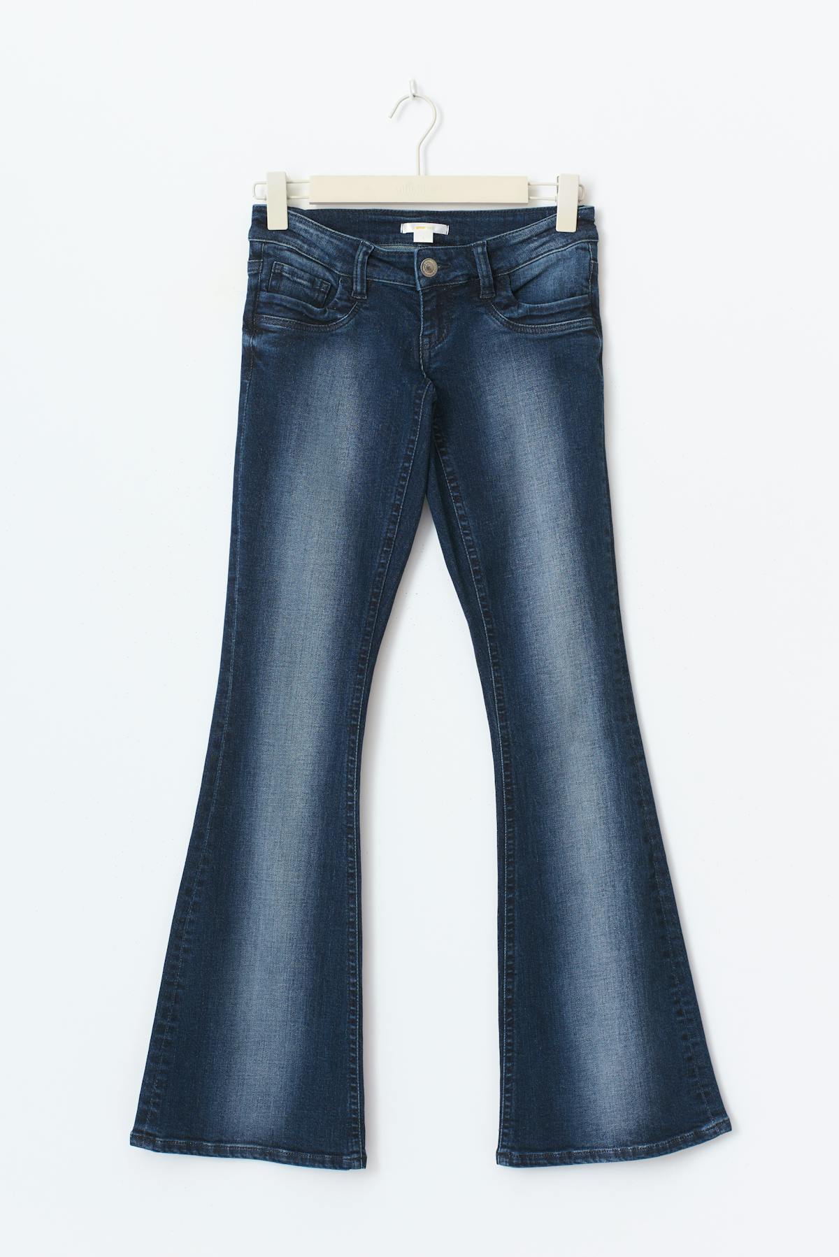 Scandi low waist bootcut jeans