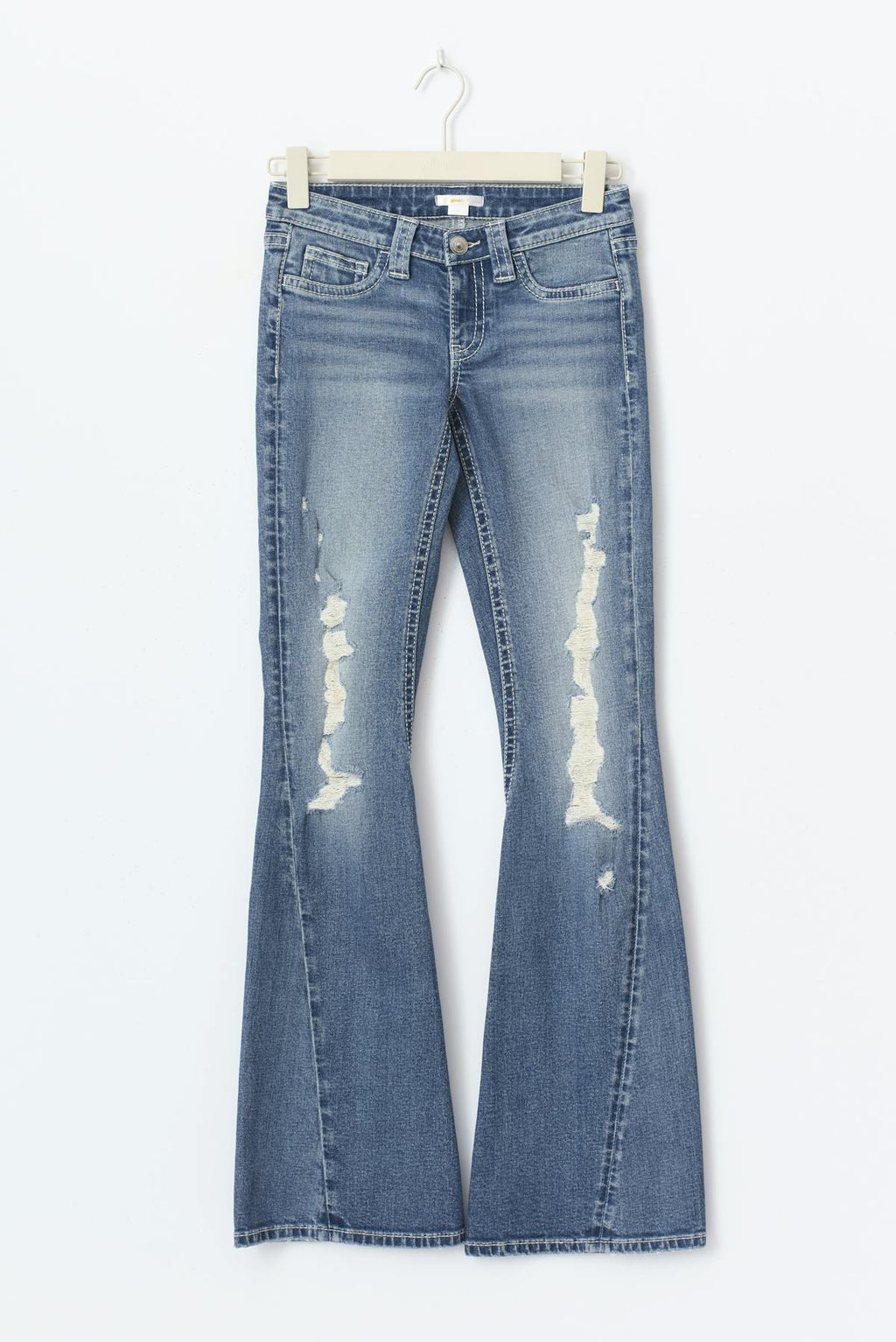 Iconic twisted jeans