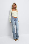 Iconic twisted jeans