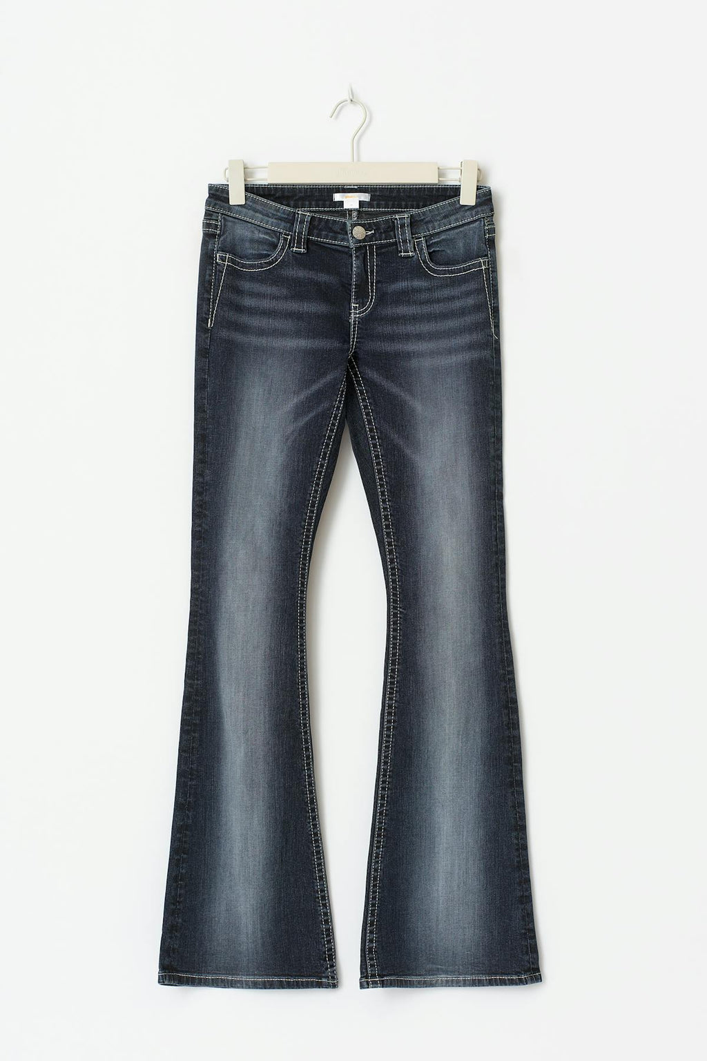 Sparkle low flare jeans