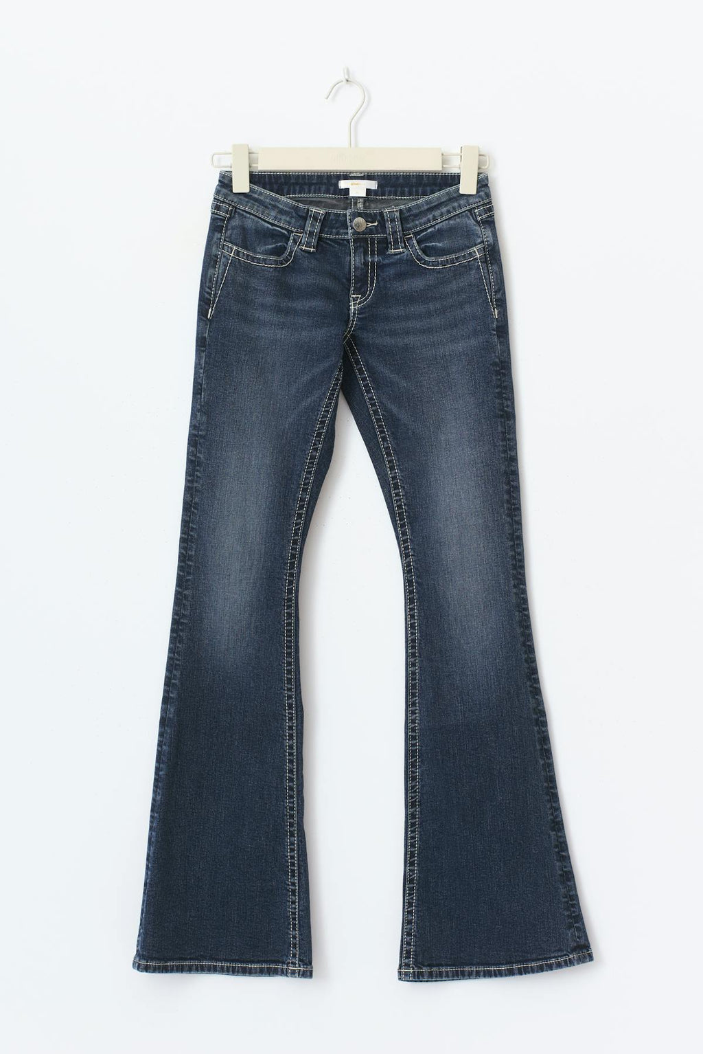 Sparkle low flare jeans