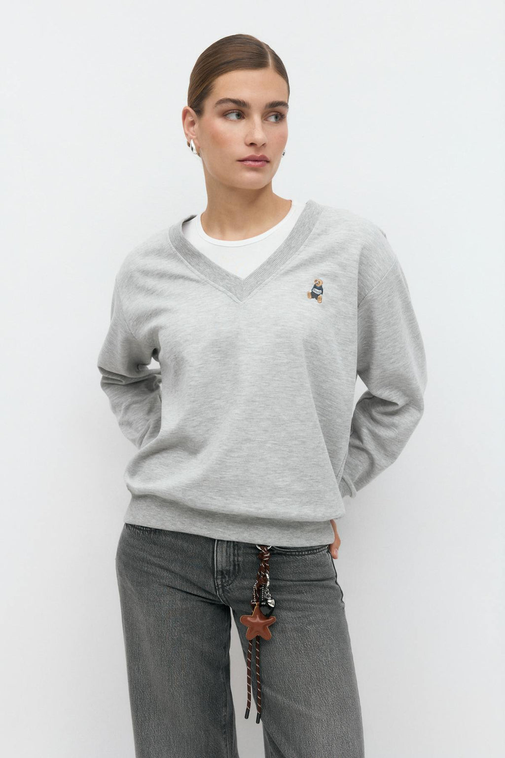 V-neck sweater