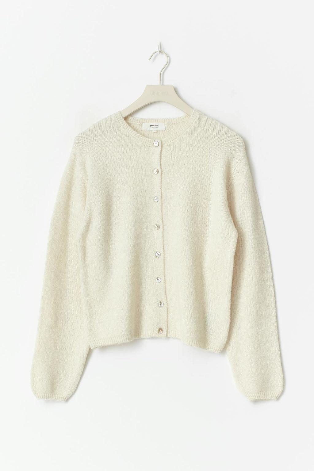 Alpaca blend knitted cardigan