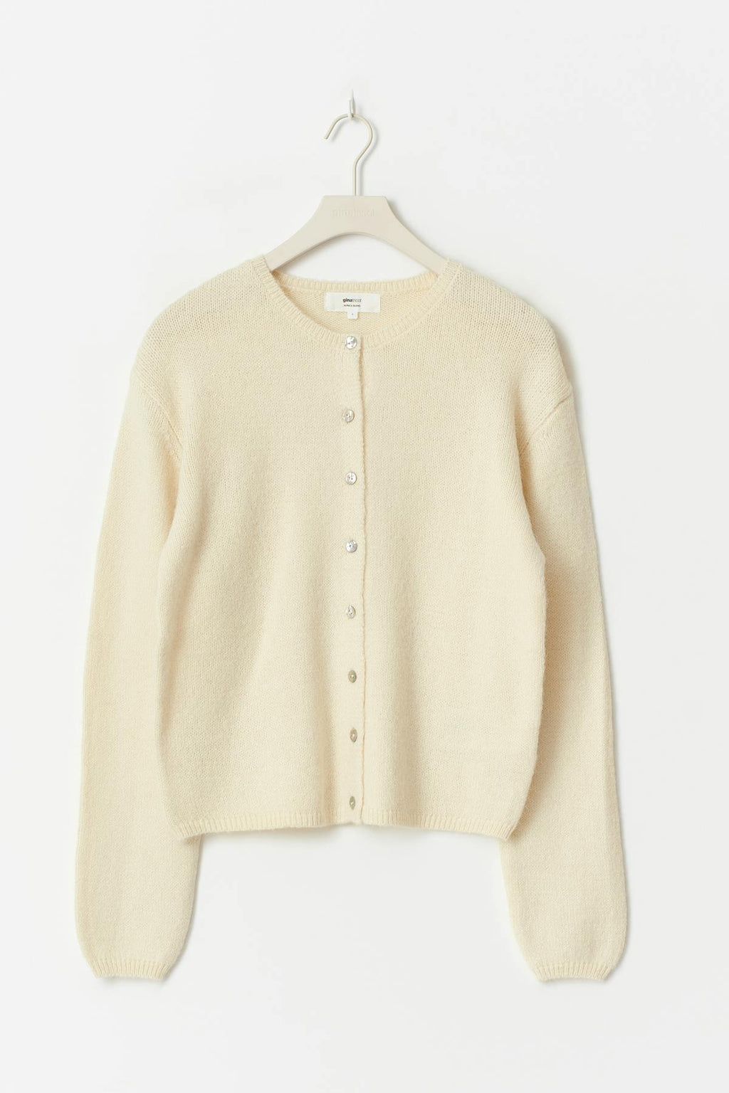 Alpaca blend knitted cardigan